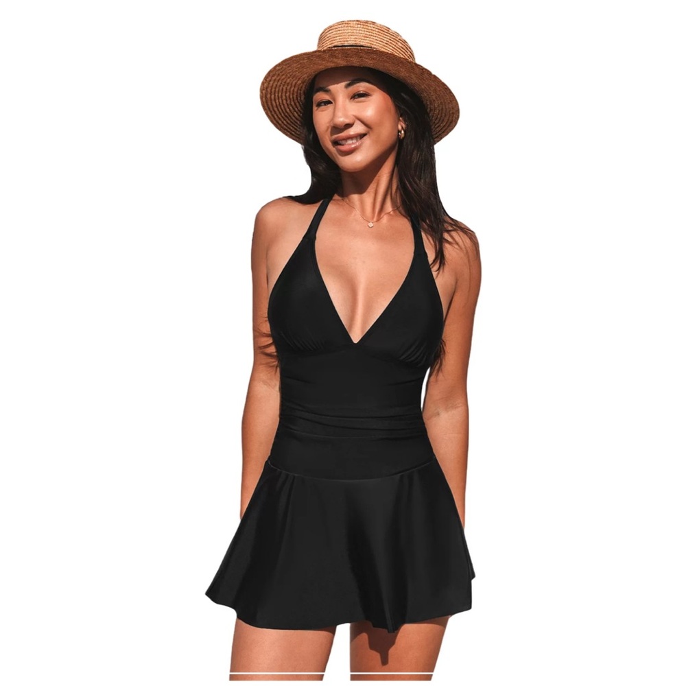 Elegant Black Halter Dress - Paid $48, only selling for $15